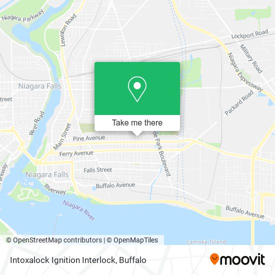 Mapa de Intoxalock Ignition Interlock