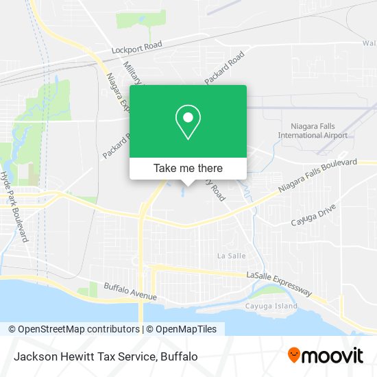 Jackson Hewitt Tax Service map