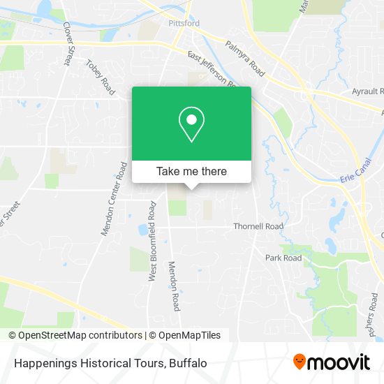 Mapa de Happenings Historical Tours