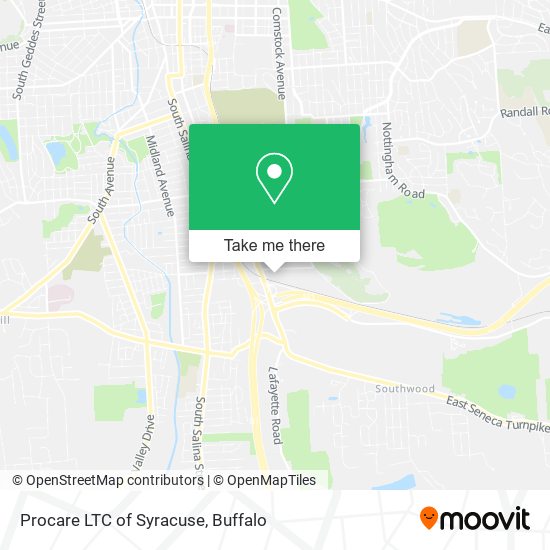 Procare LTC of Syracuse map
