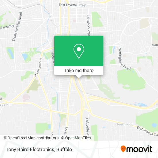 Tony Baird Electronics map