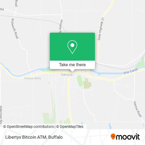 Mapa de Libertyx Bitcoin ATM