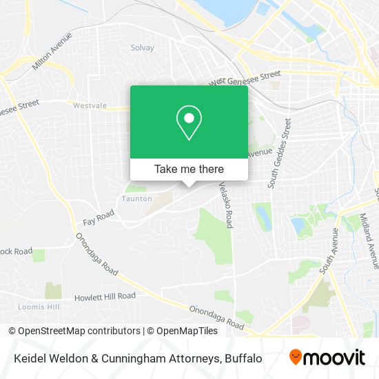 Mapa de Keidel Weldon & Cunningham Attorneys