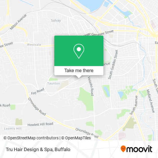 Tru Hair Design & Spa map