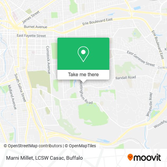 Marni Millet, LCSW Casac map