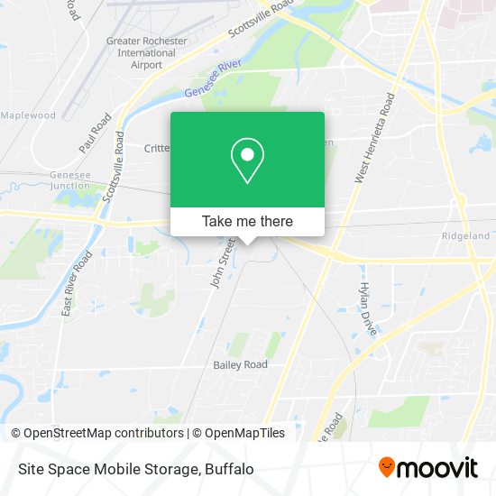 Mapa de Site Space Mobile Storage