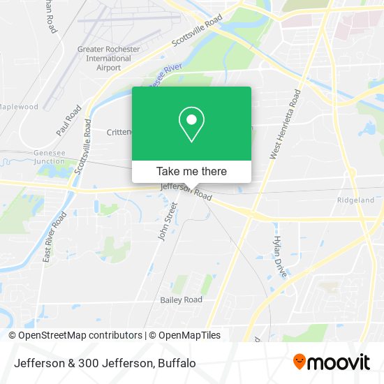 Mapa de Jefferson & 300 Jefferson