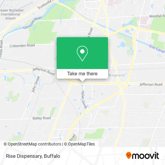 Rise Dispensary map