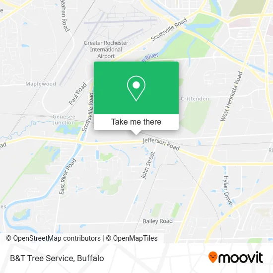 B&T Tree Service map