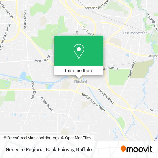 Mapa de Genesee Regional Bank Fairway