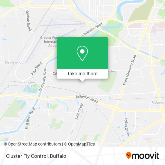 Mapa de Cluster Fly Control