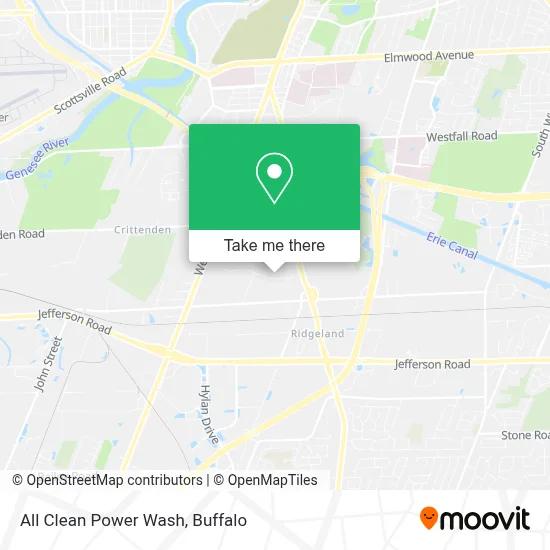 All Clean Power Wash map