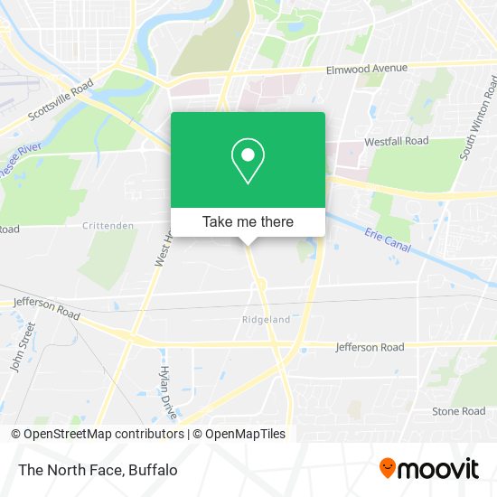 Mapa de The North Face