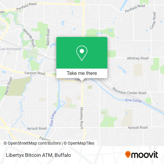 Mapa de Libertyx Bitcoin ATM