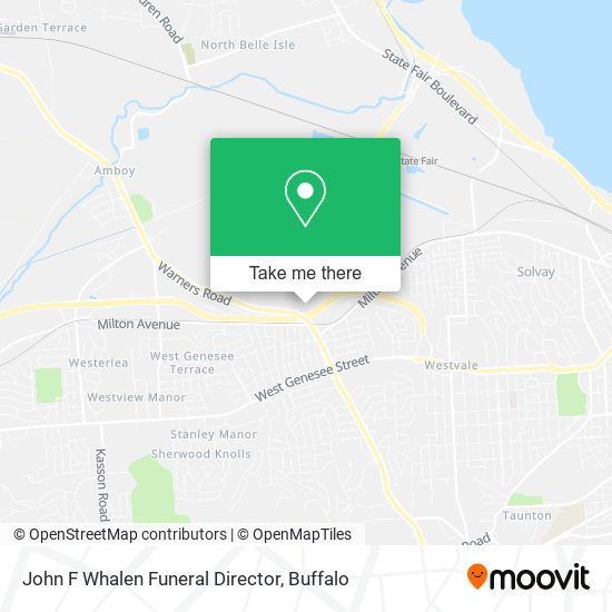 Mapa de John F Whalen Funeral Director