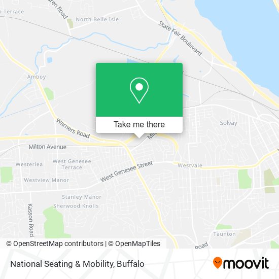 Mapa de National Seating & Mobility