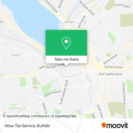 Mapa de Wise Tax Service
