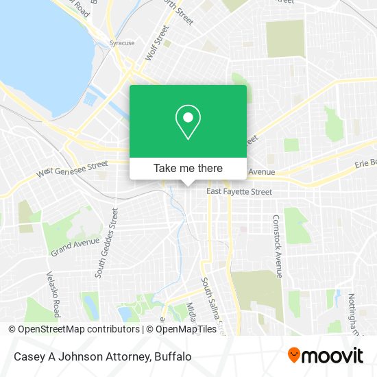 Casey A Johnson Attorney map