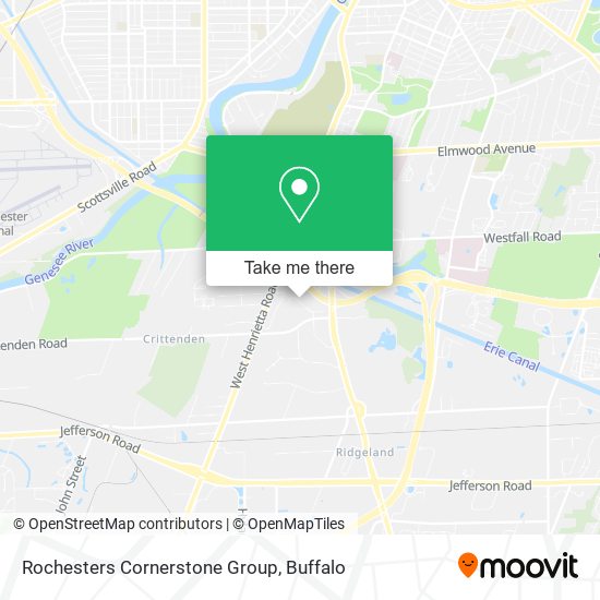 Mapa de Rochesters Cornerstone Group