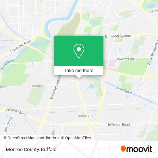 Mapa de Monroe County