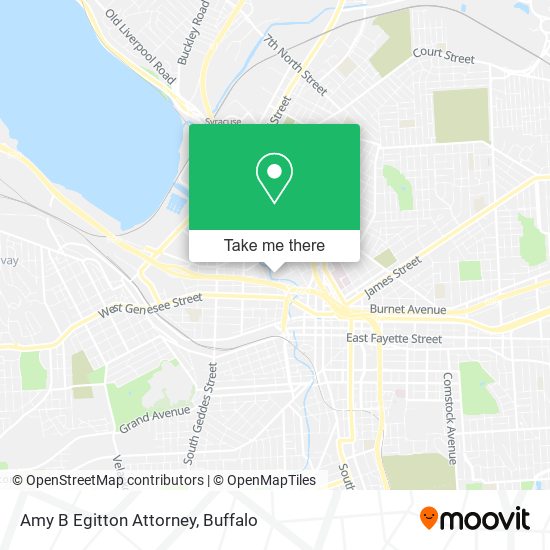 Amy B Egitton Attorney map