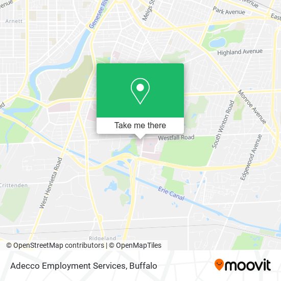 Mapa de Adecco Employment Services