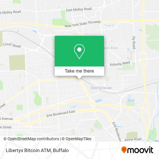 Mapa de Libertyx Bitcoin ATM