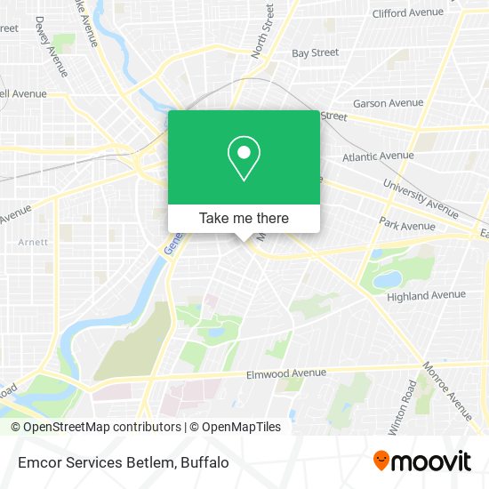 Emcor Services Betlem map