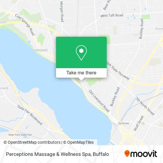 Perceptions Massage & Wellness Spa map