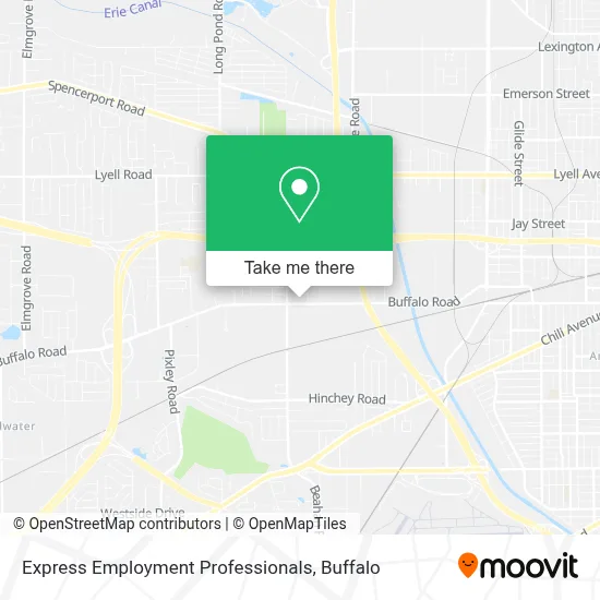 Express Employment Professionals map