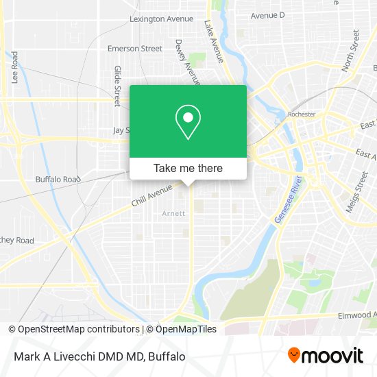 Mark A Livecchi DMD MD map