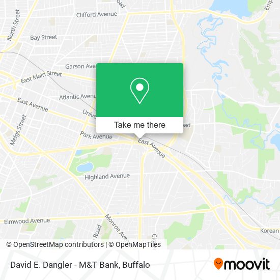 Mapa de David E. Dangler - M&T Bank