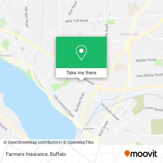 Mapa de Farmers Insurance