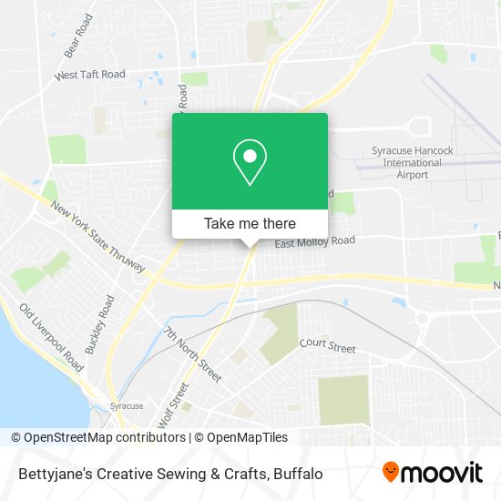 Bettyjane's Creative Sewing & Crafts map