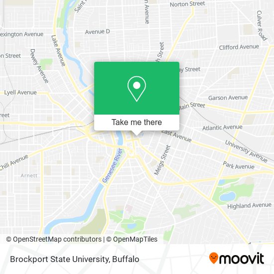 Brockport State University map