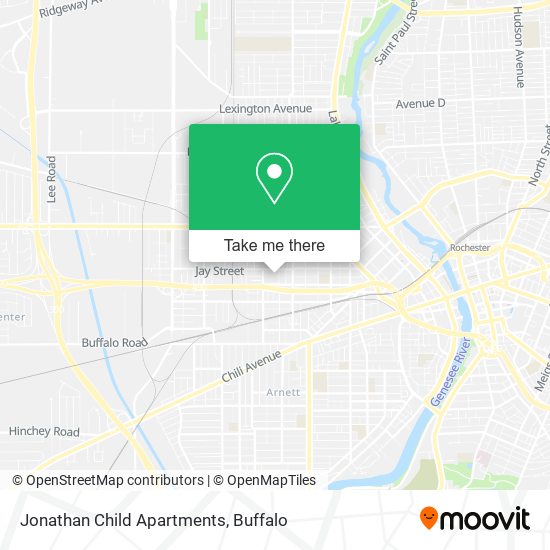 Jonathan Child Apartments map