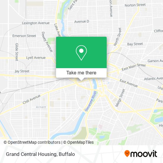 Mapa de Grand Central Housing