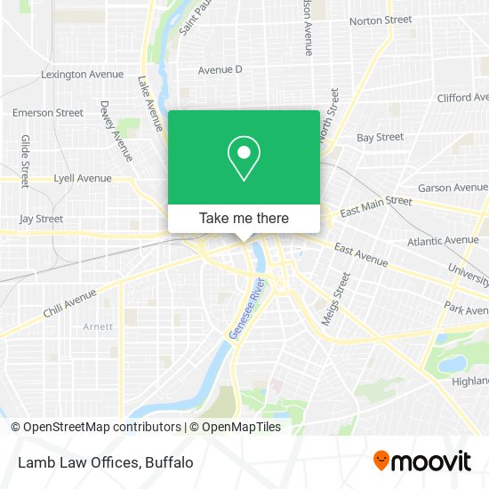 Mapa de Lamb Law Offices
