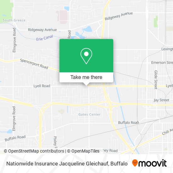 Nationwide Insurance Jacqueline Gleichauf map