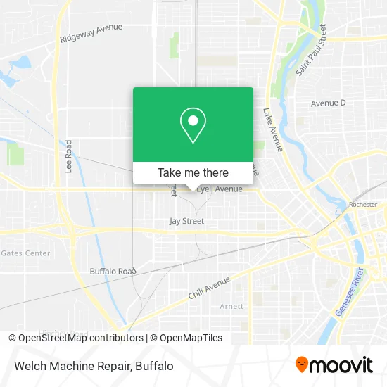 Welch Machine Repair map