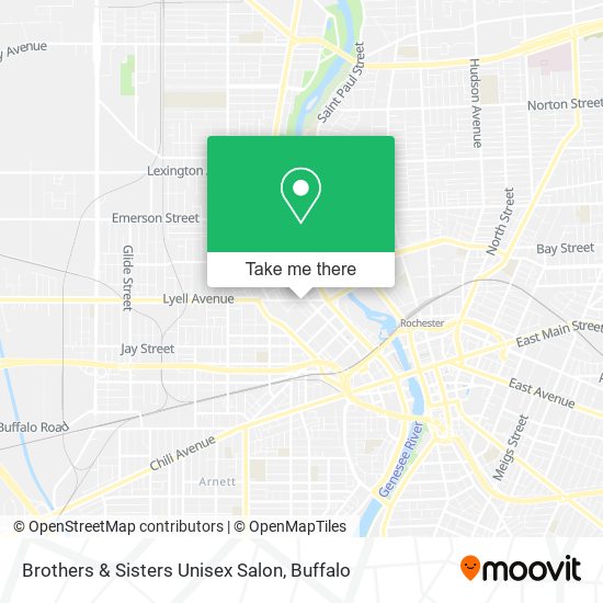 Mapa de Brothers & Sisters Unisex Salon