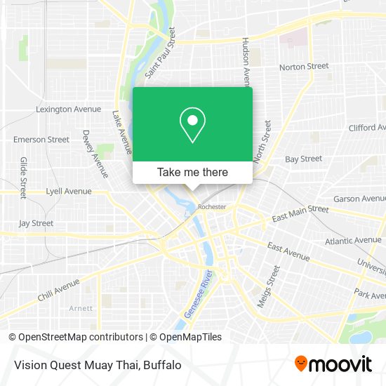 Vision Quest Muay Thai map