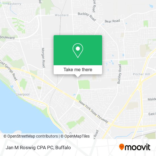 Jan M Roswig CPA PC map