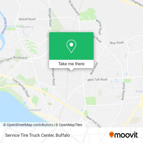 Service Tire Truck Center map