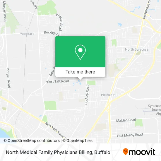 Mapa de North Medical Family Physicians Billing