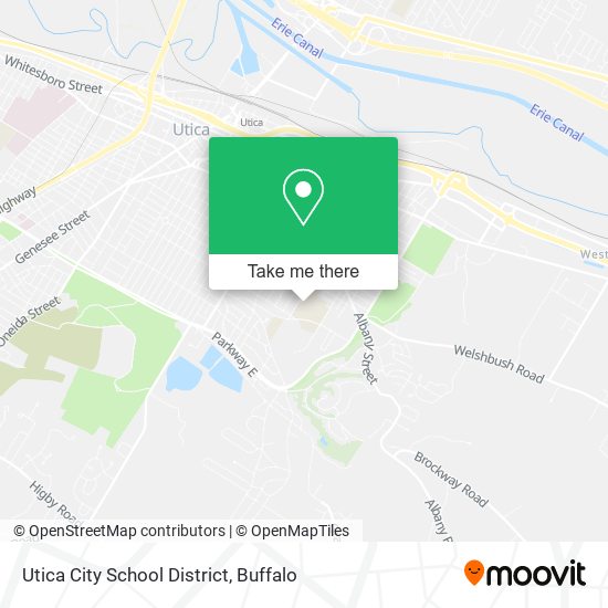Utica City School District map