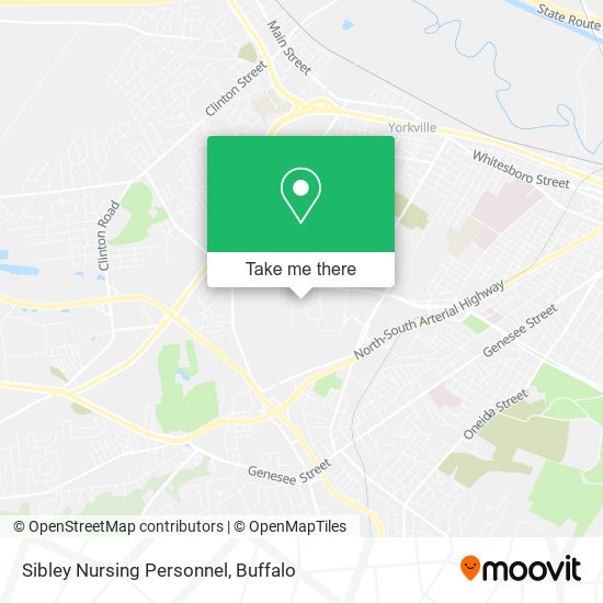 Sibley Nursing Personnel map