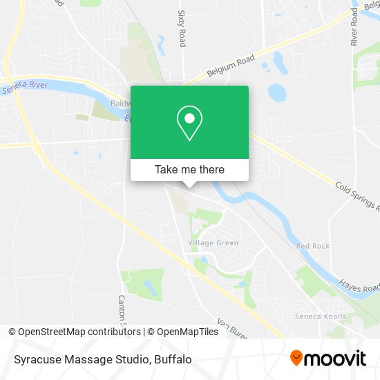 Mapa de Syracuse Massage Studio