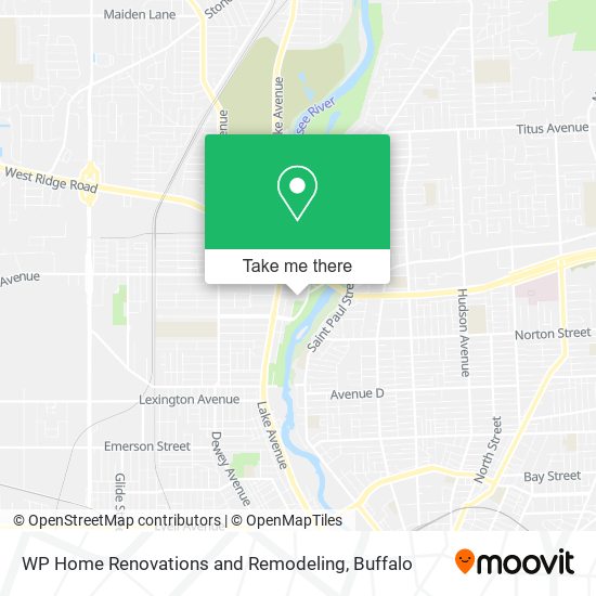 WP Home Renovations and Remodeling map