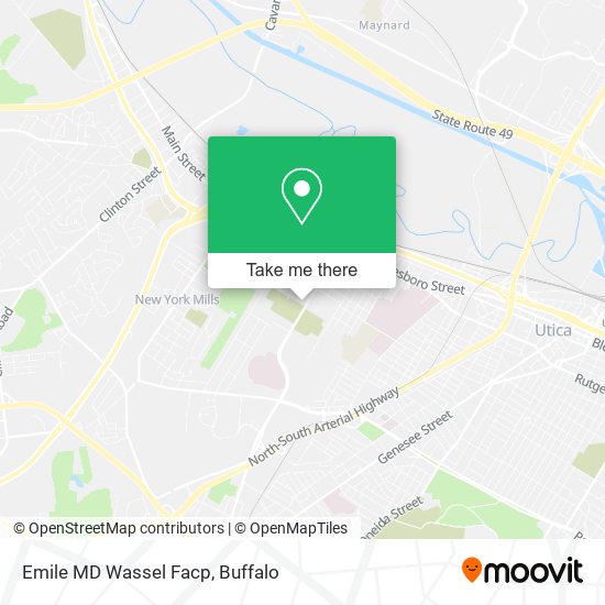 Mapa de Emile MD Wassel Facp